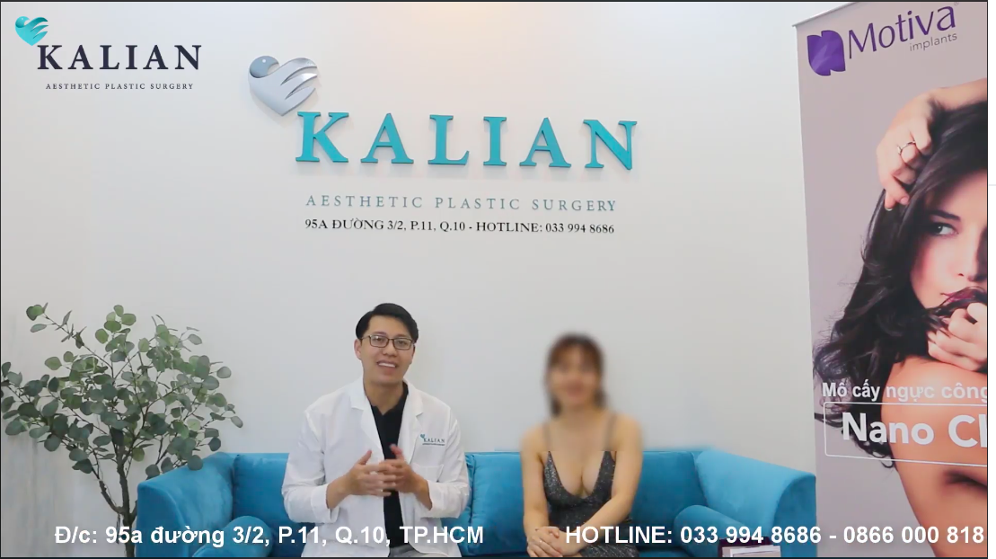 Cận cảnh quá trình nâng ngực nội soi tại trung tâm thẩm mỹ Kalian